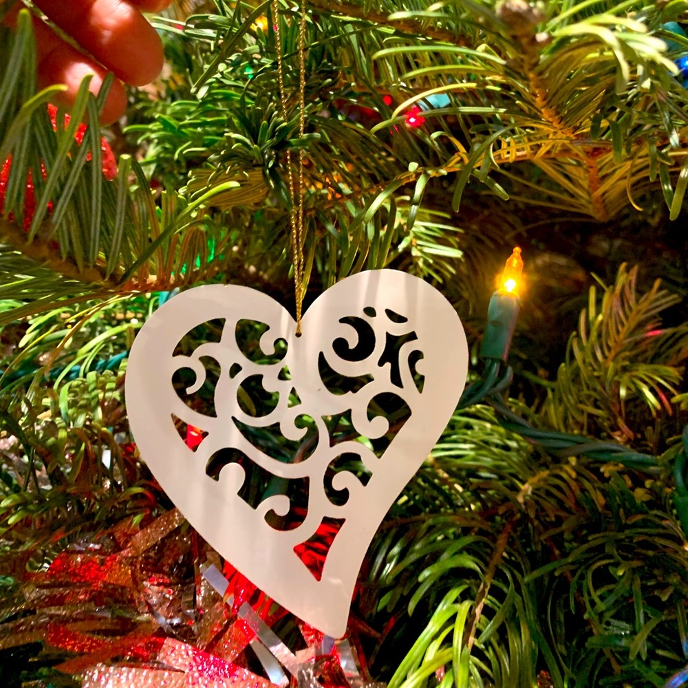 Victoria Secret Gold ornaments